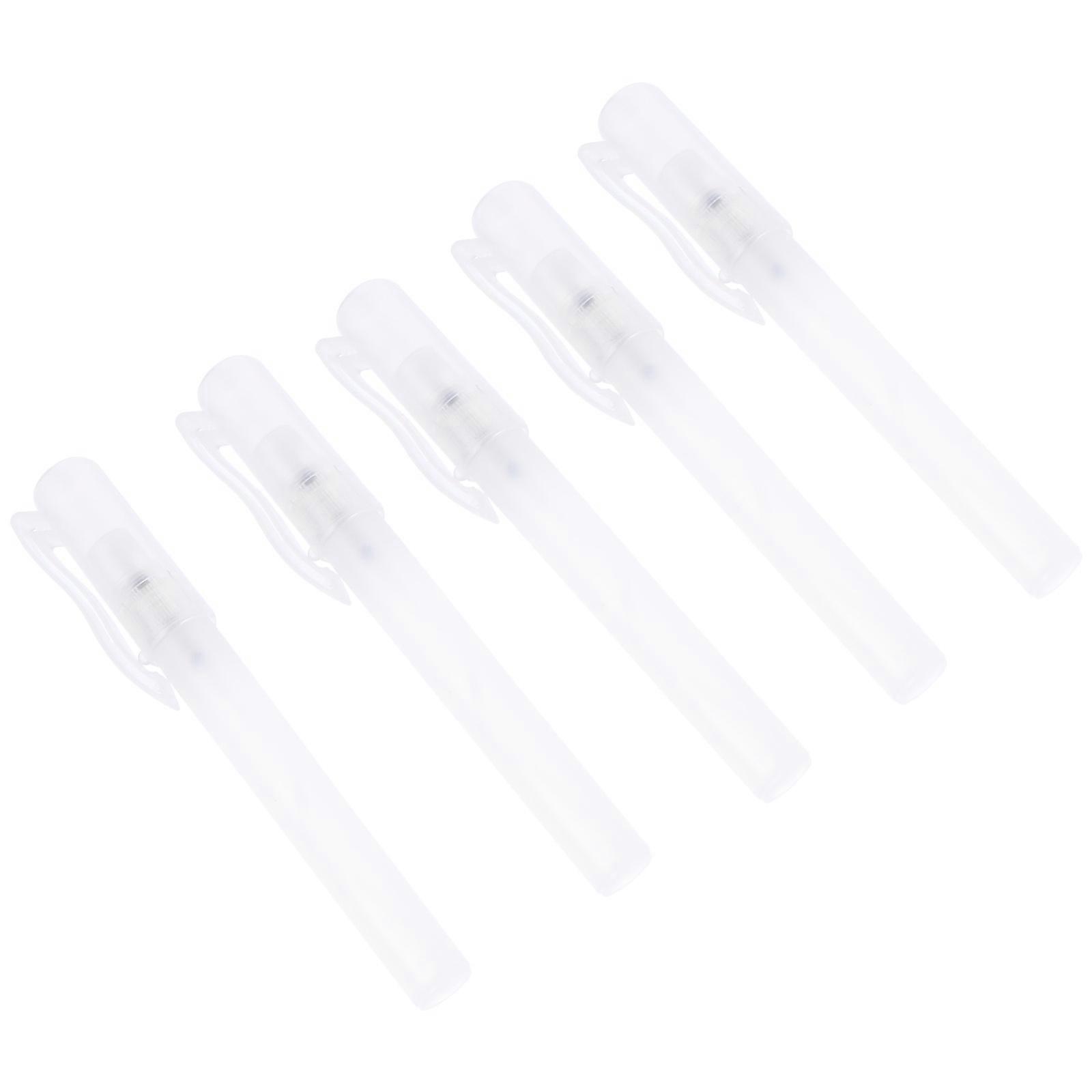 Spray Perfume Empty Bottle for Storage Use 5Pcs Pen Shape Plastic Refillable Set