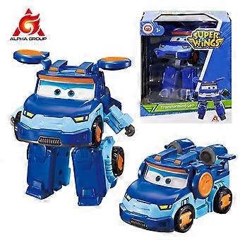 5 Inches Transforming Tony 2 Modes Transformation From Robot To Airplane Deformation Action Figure Kid Toy Gift