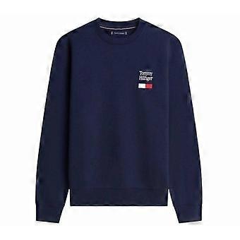 Sudadera Tommy Hilfiger para hombre con logo bordado.
