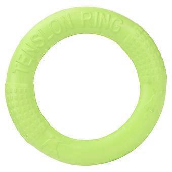 Pet Pull Ring Elastic EVA Small Exercise Jumping Training Running Dog Training Ring for Puppy Green
