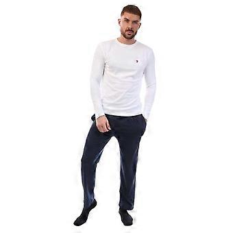 Farah Mens Cotton Long-Sleeved Loungewear Set
