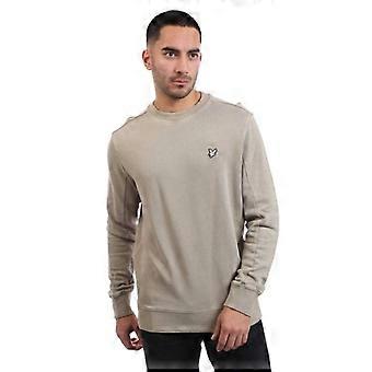Lyle & Scott Mens Dyed Crew Neck Sweatshirt