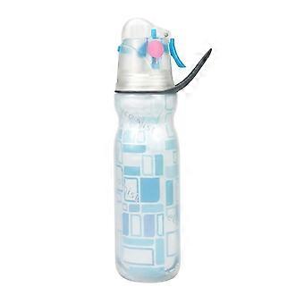 590ml névoa spray garrafa de água 3 camadas isoladas grande capacidade livre de BPA portátil à prova de vazamento homens mulheres viagem ginásio esportes treino palha copo