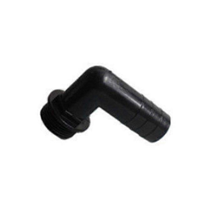 25 mm angled overflow
