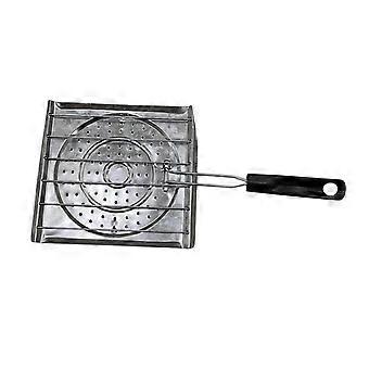 Camping Toaster with Heat Resistant Handle, Versatile Dual Use Rack for Outdoor Cooking