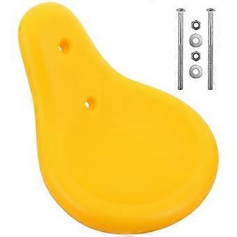 Cuscino di ricambio impermeabile giallo per altalena da arrampicata per attrezzature fitness all'aperto