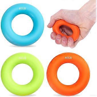 3 piezas de ejercitadores de agarre para brazos y dedos, ideales para entrenamiento muscular, deportes, fitness y escalada, 30 40 50 lb.