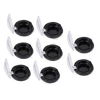 8pcs Empty Eyeshadow Container with Magnetic Closure, Compact Makeup Organizer for Travel and Home