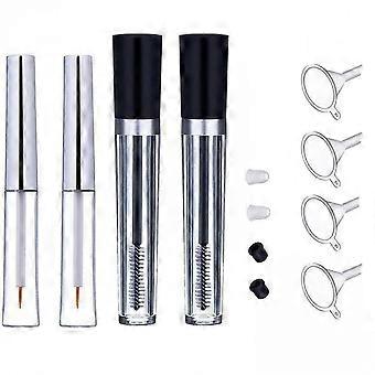 Reusable Mascara Tube with Precise Wand, Leakproof Travel Size Eyelash Serum Bottle for DIY