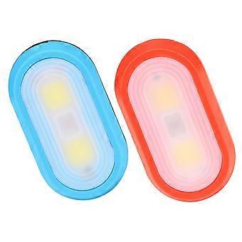 Night Safety Light Pocket Clip Running Lamp for Outdoor Use 2Pcs ABS