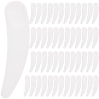 Reusable Makeup Spoon Cosmetic Spatula Scoop for Face Use 50Pcs