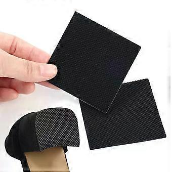 2/10pcs Shoe Sole Wear-resistant Protector Black High Heel Sandal Rubber Non-slip Outsole Pad Frosted Mat Shoes Bottom Stickers