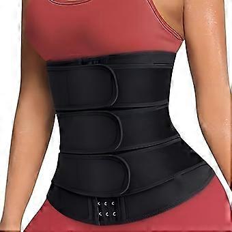 Female Waist Trainer, 3-Row Buckle Abdominal Belt for Tummy Control, Sauna Slimming Belt for Exercise