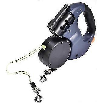Double Retractable Dog Leash Dual Doggie Pet Leash Dog Leash Automatic Dog Retractabash Rope Retractabash With Dog Waste Dispenser And Flash