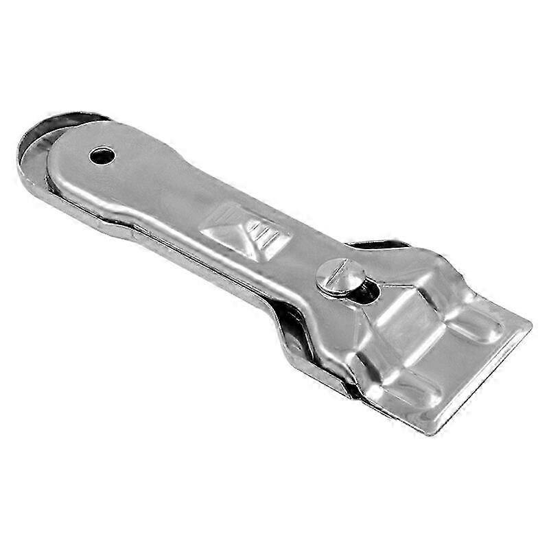 Ceramic Hob Scraper, Replaceable Cleaning Blades, Steel, Silver