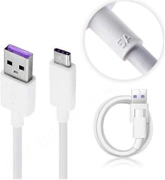 Super Charge Protocol data cable with USB Type-C interface (white)