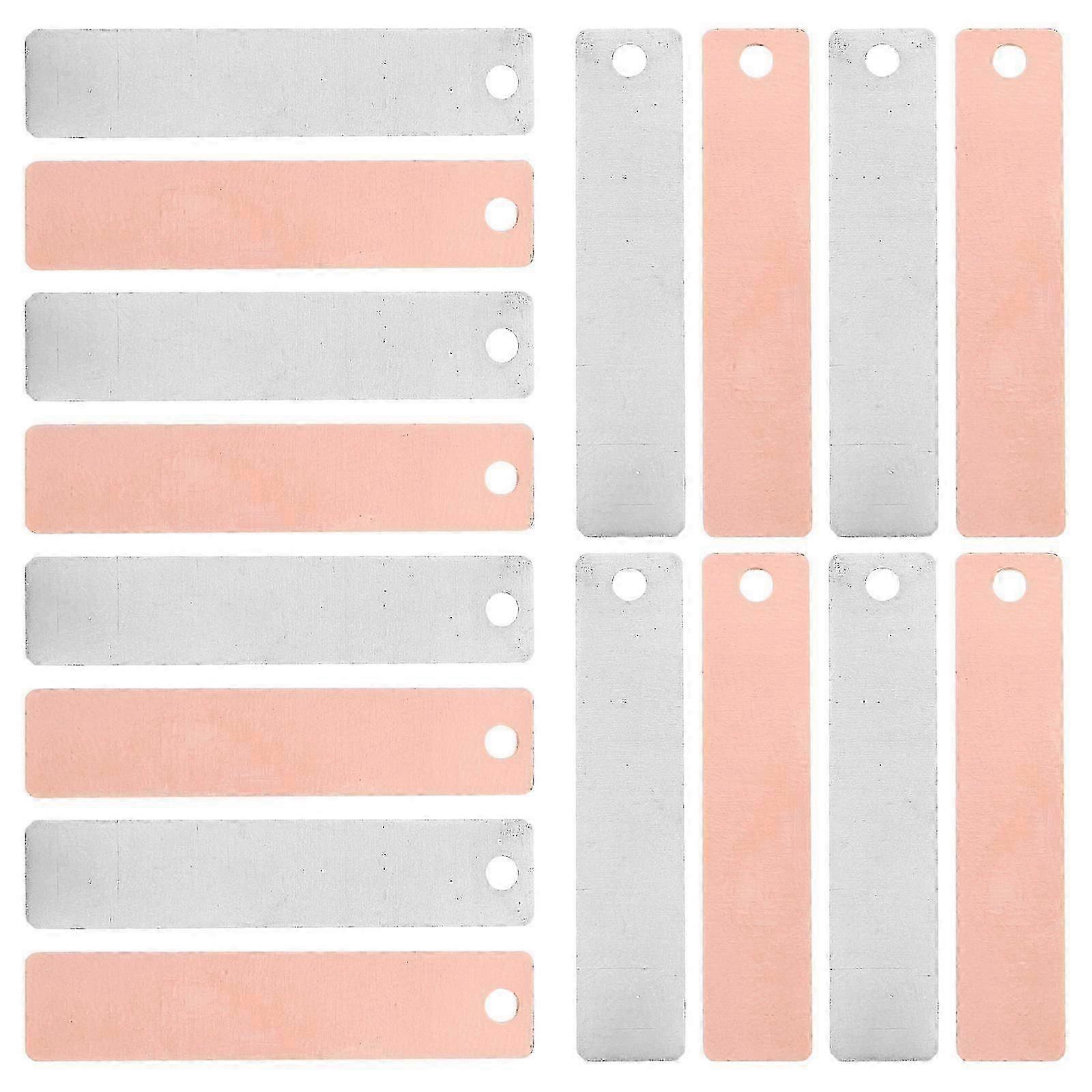 Zinc Copper Electrode Strips for Fruit Battery Power Generation 1Set