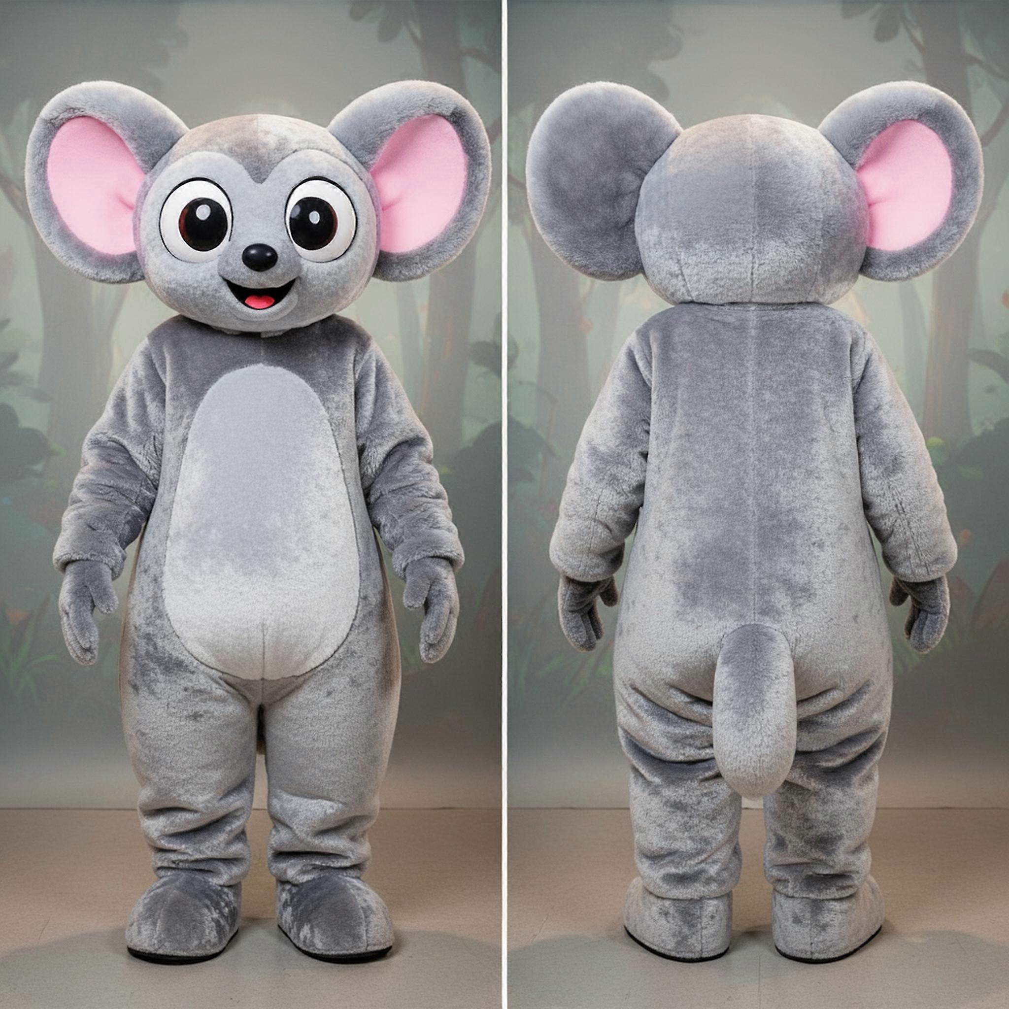 MASTICOT Silver Playful Ayeaye Mascot