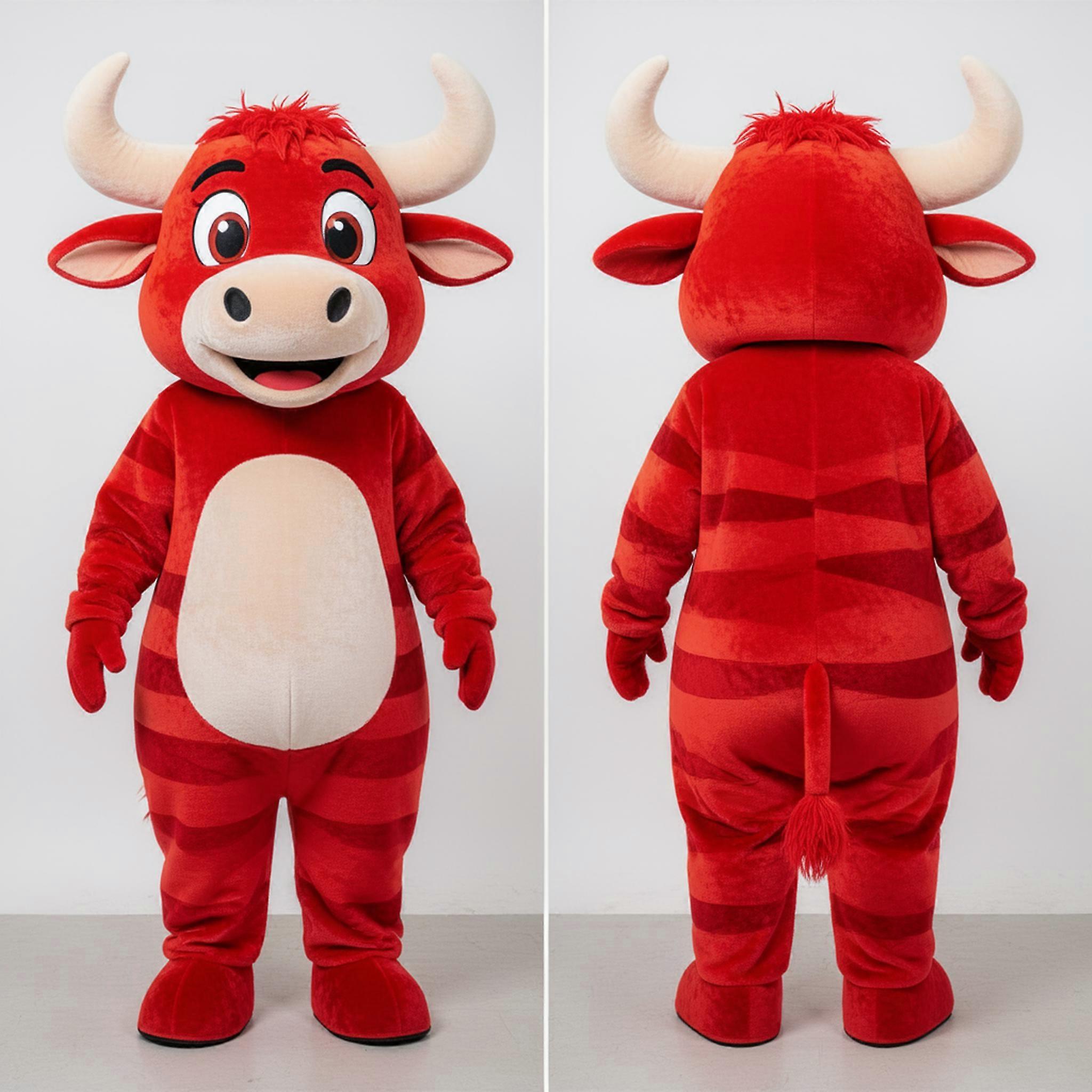 MASTICOT Velvety Red Zebu Mascot
