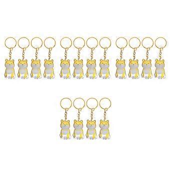 Dog Hair Keepsake Box for Memory Preservation with 16Pcs Transparent Keychains