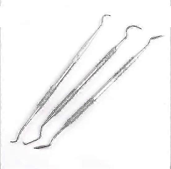 Ensemble d'outils de dentiste en acier inoxydable