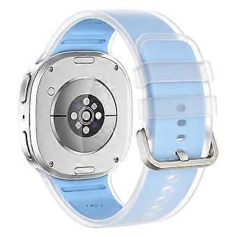 Pasek do zegarka w rozmiarze S, kompatybilny z Samsung Galaxy Watch9 40 mm 44 mm / Watch8 40 mm 44 mm, silikonowy, tekstura galaretki, pasek do smartwatcha
