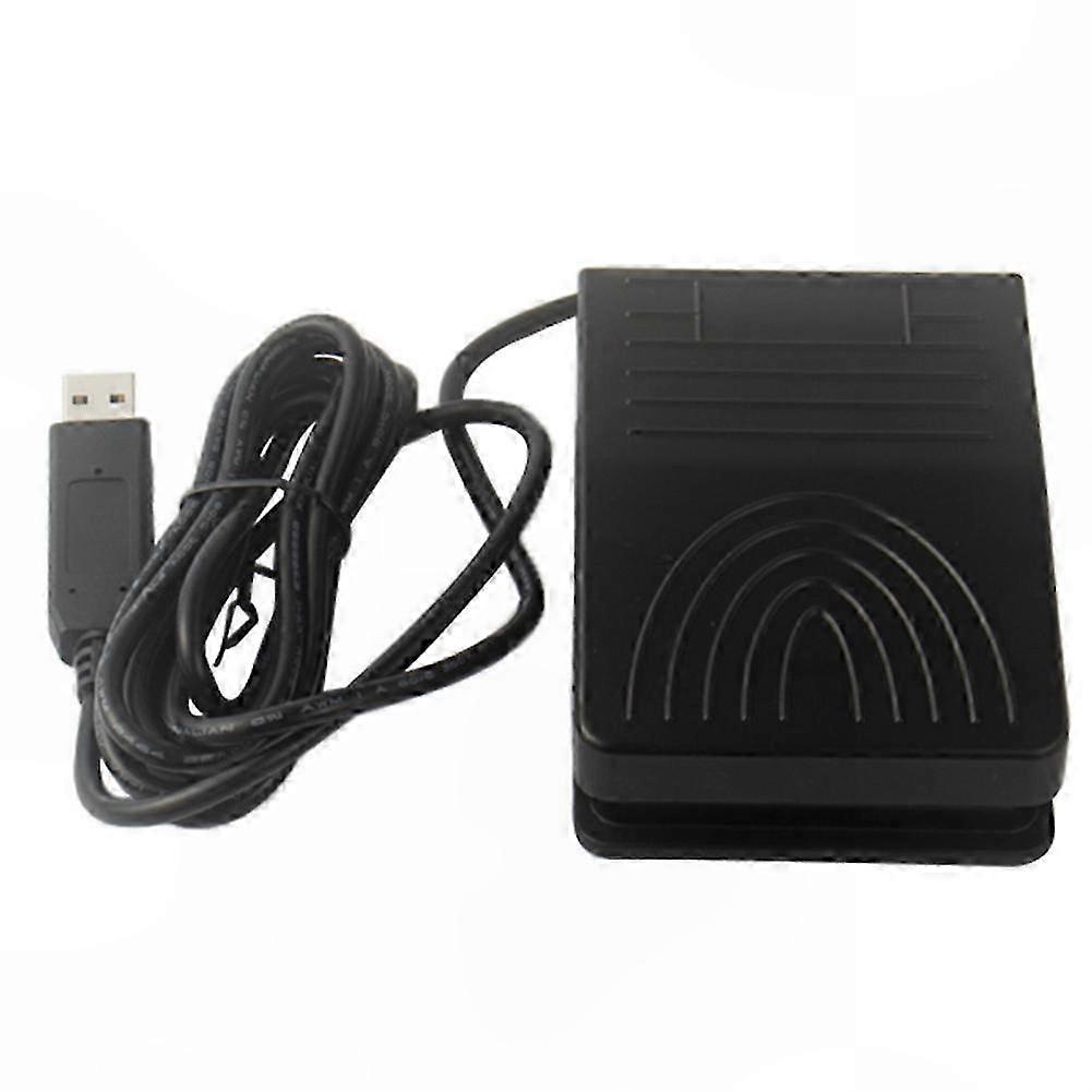 USB Foot Pedal Control Switch Pre-Programmed Keyboard Mouse Adapter for PC Computer Gaming