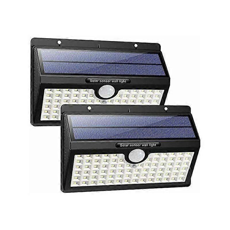 Solar-Powered Outdoor Lights, 1200 Lumen, 3-Mode, Motion-Sensing