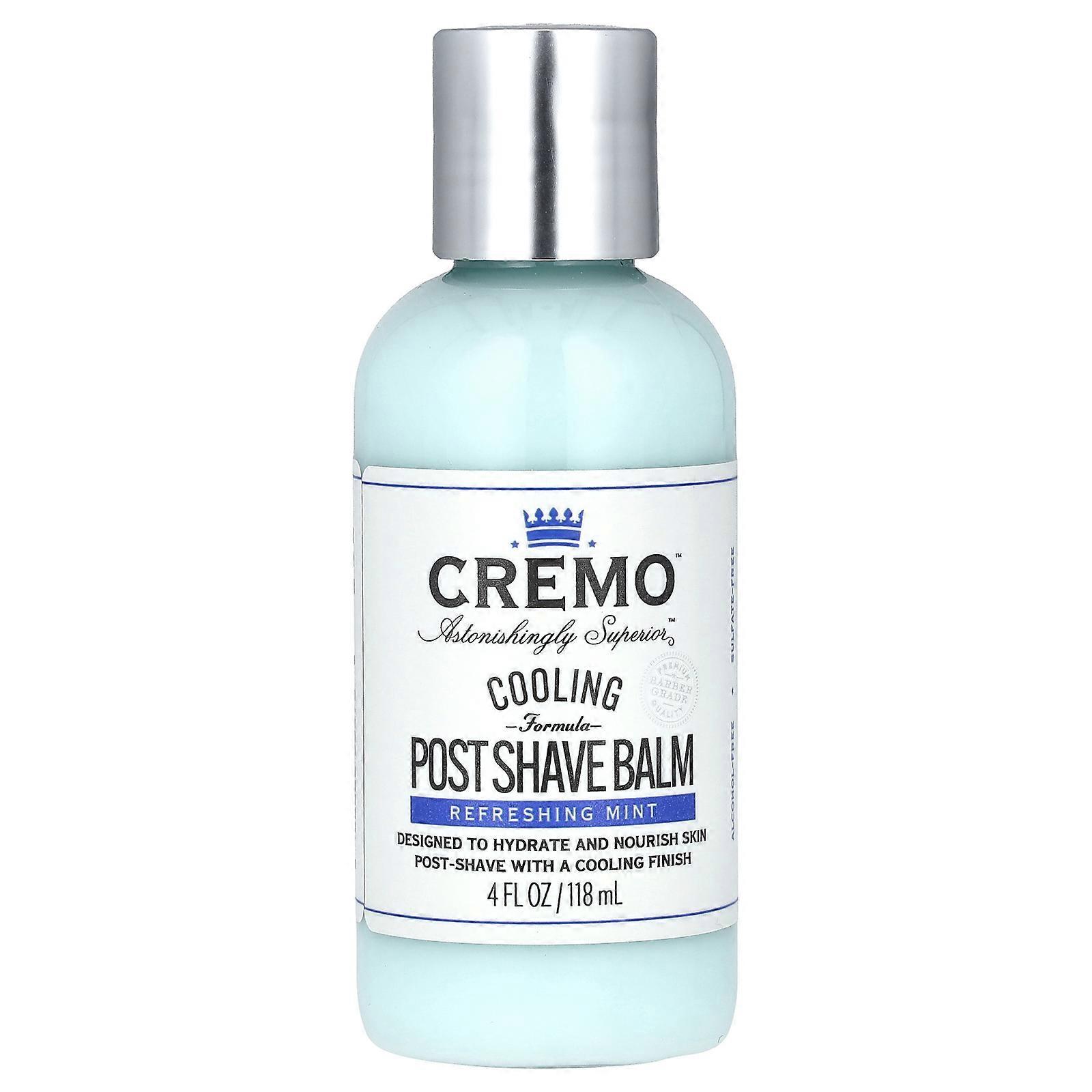 2 x Cremo, Post Shave Balm, Refreshing Mint, 4 fl oz (118 ml)