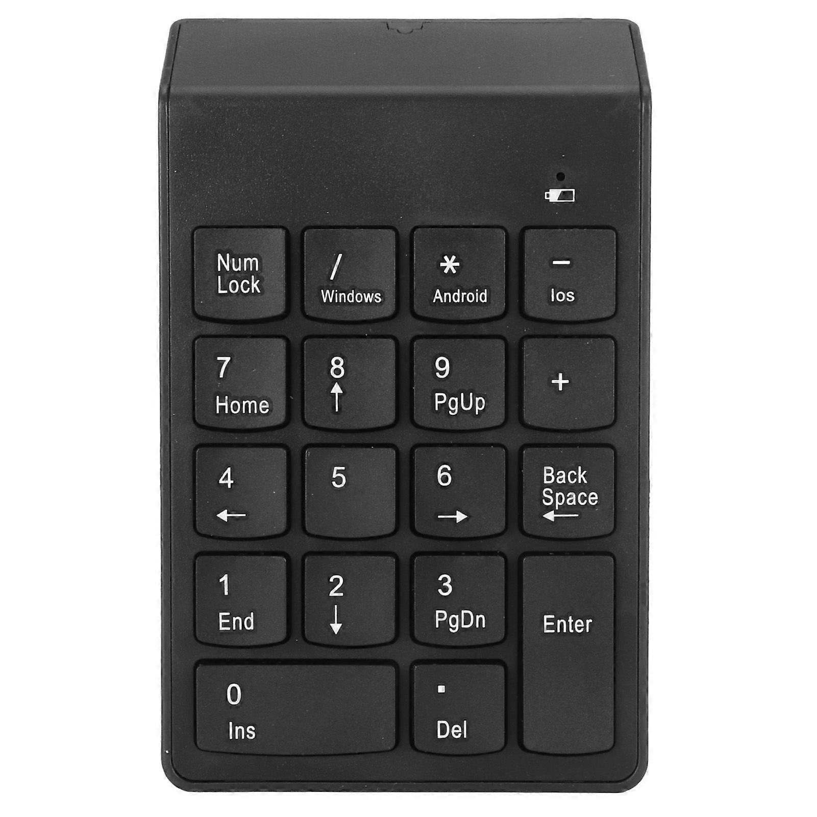 Wireless Bluetooth Numeric Keypad U-Shaped Layout Low-Noise Financial Work
