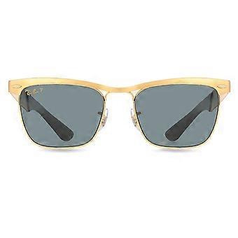 Ray-Ban RB3875 Wayfarer Deluxe Polarized 92763R Full Rim Sandblasted Legend Gold Unisex Wayfarer Sunglasses UV3 Polarized Original