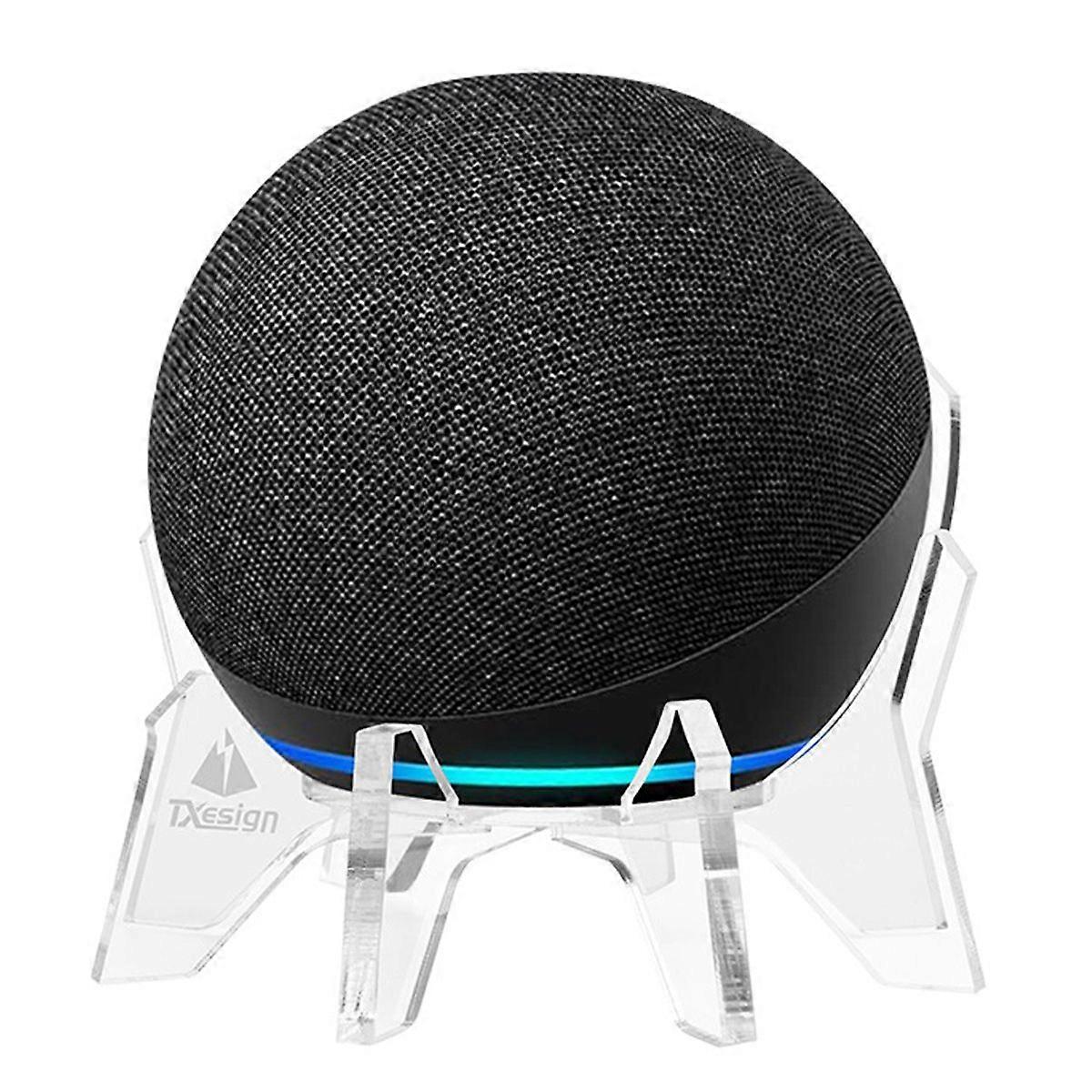 Acrylic Coaster Storage Speaker Stand with Display Functionality