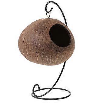 Hamster-Kokosnussschalen-Nest zum Aufhängen, bequeme Schaukel, 1 Set