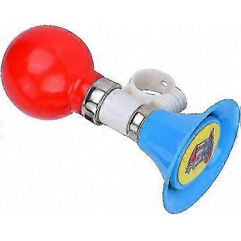 Blue Metal Air Horn Bell Flower Bike Horn compatible with Kids Bicycle