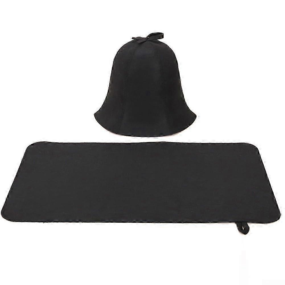 Felt Sauna Cap Scalp & Ear Shield