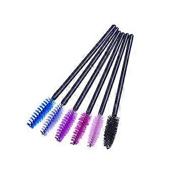 Eye Lash Makeup Brush Disposable Wands for Makeup Use 300Pcs Assorted Colors