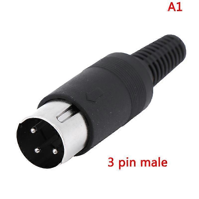Din Plug Socket Connector 3/4/5/6/7/8 Pin Male/Female Chassis Cable Mount