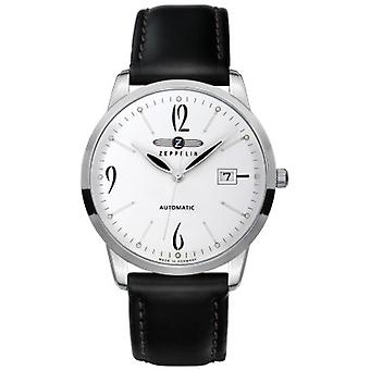 Flatline Automatic Analog Men's Watch with Cowhide Bracelet 7350-1