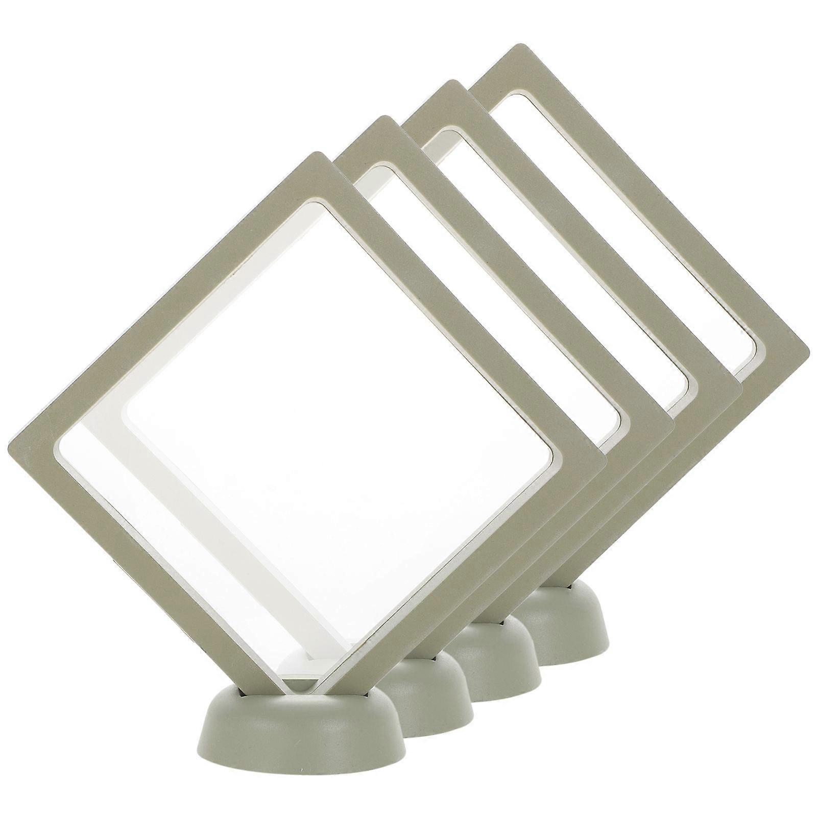 Transparent Display Boxes Mini Figures Display Box for Storage 12Sets Green