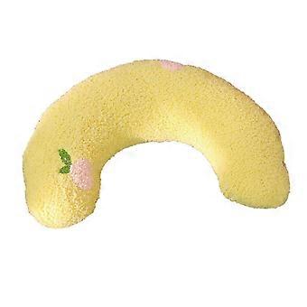 Calming Pet Pillow Soft Plush U-Shaped Neck Support Half Donut Cushion for Cats and Dogs, 27cm