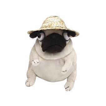 Soft Realistic Pug Plush Toy