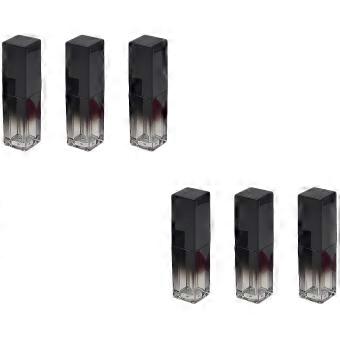 Lip Gloss Bottles Square Shape for Holding Lip Gloss 6Pcs 5Ml Black Uv Gradient
