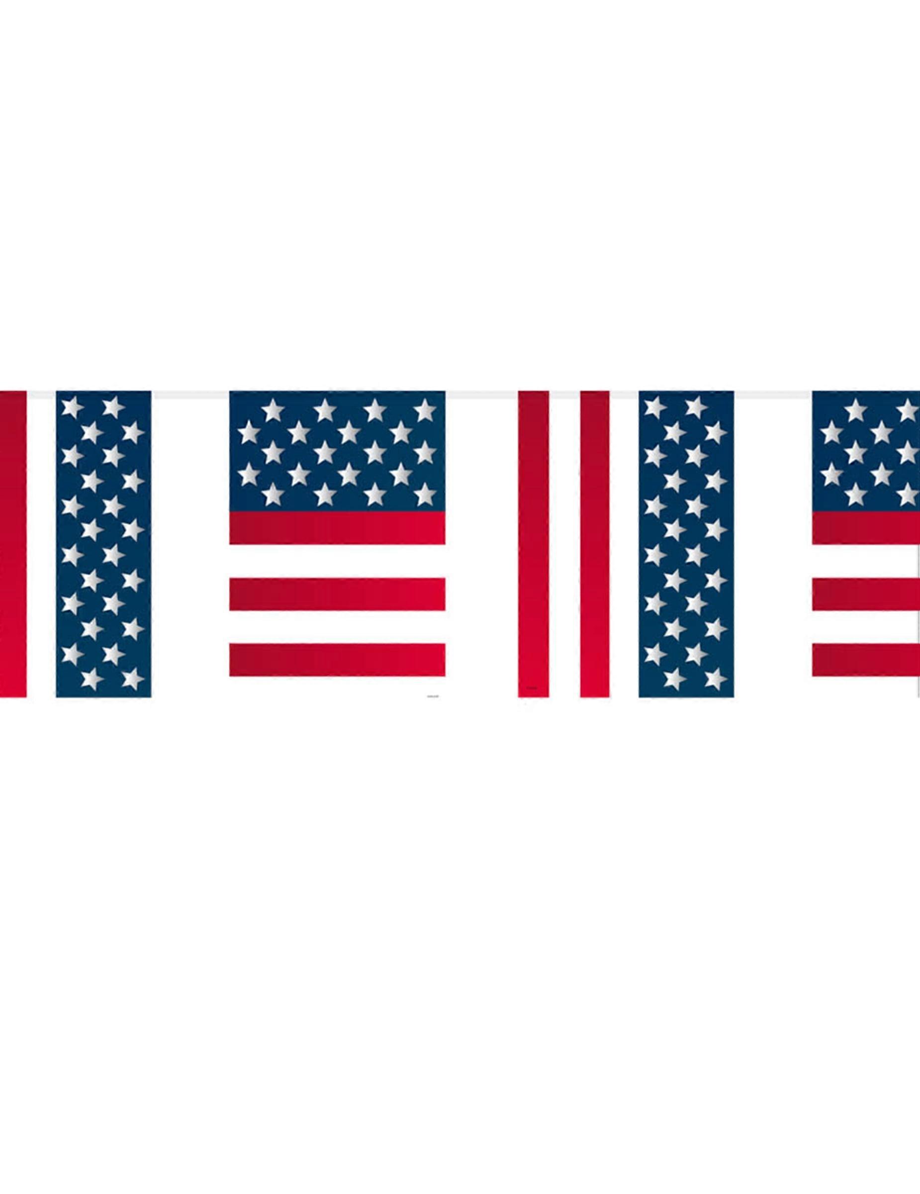 10 meter USA pennant garland