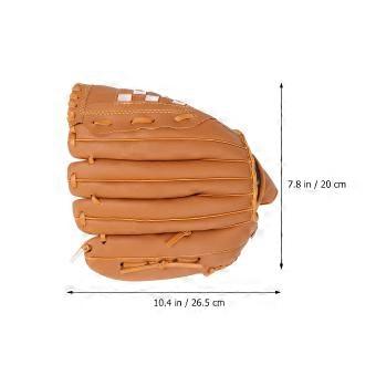 Baseball Glove Softball Left Hand Glove for Outdoor Team Sports 2Pcs