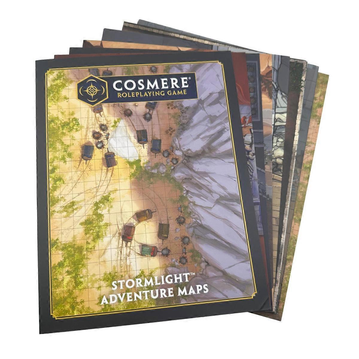 Cosmere Role Playing Game Stormlight Adventure Map Collection with 24 Maps