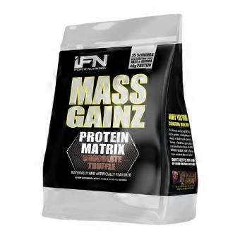 Iforce Nutrition Mass Gainz, Chocolate Truffle 10 lbs (Pack of 1)