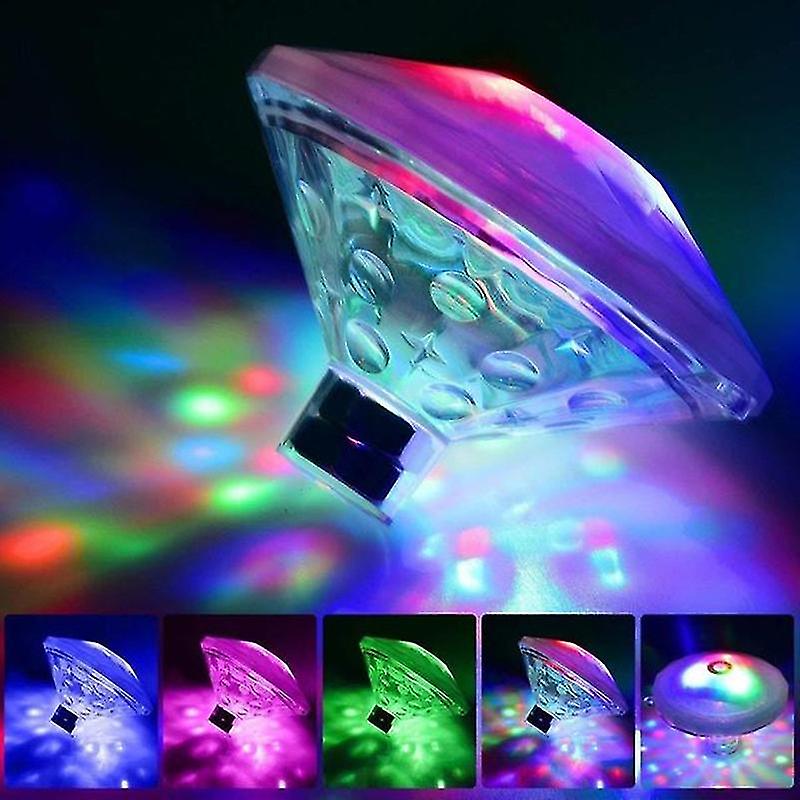 2pc Disco Underwater Light Led Swimming Pool Party Decoration Lighting