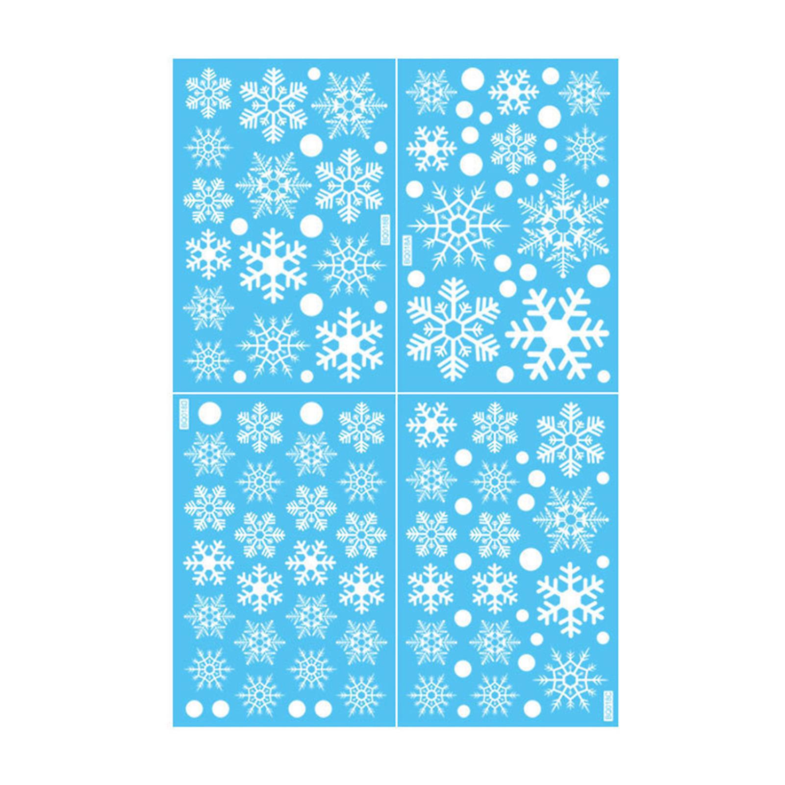 Christmas Window Clings Decals Easy To Remove Window Clings