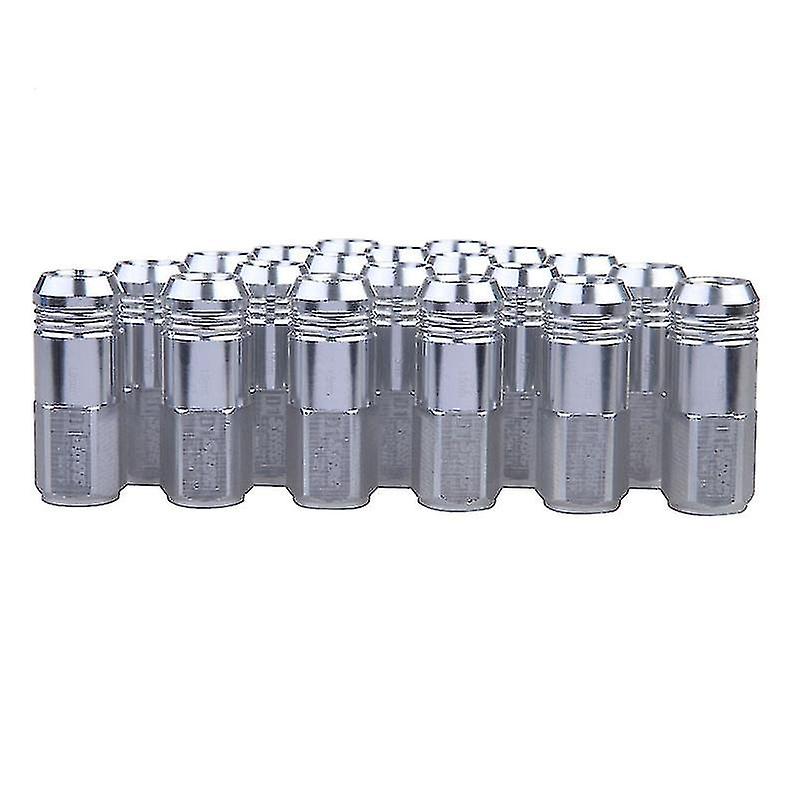 20PCS JDM Red Racing Lug Nuts – 12mm X 1.5, Forged Aluminum, Honda Civic EG EK EF 8th Gen