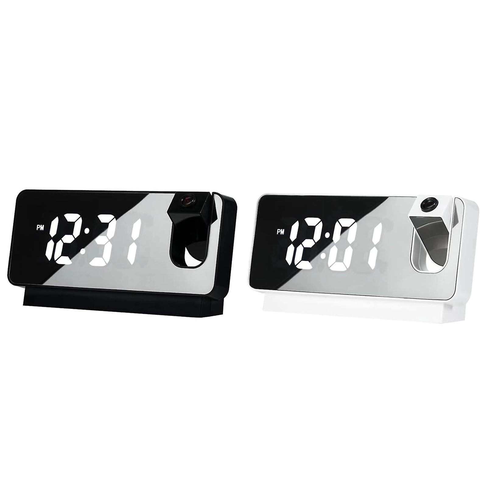 LCD Digital Väckarklocka Temperatur Display Säng För Heminredning Skrivbord